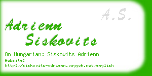 adrienn siskovits business card